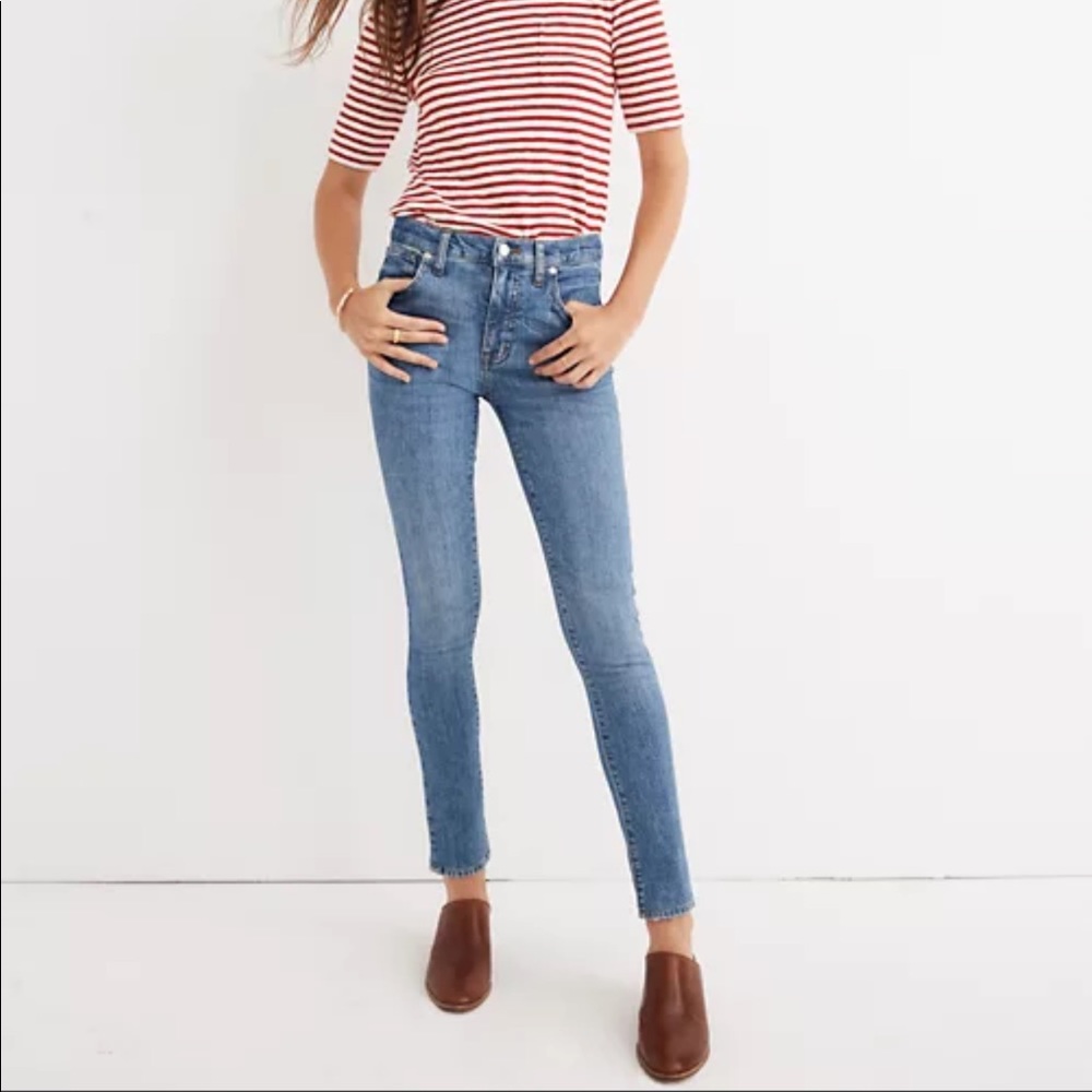 Madewell 9” High Rise Skinny Jeans (Eco Edition)